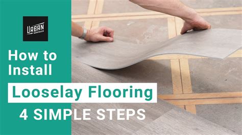 How To Install Loose Lay Vinyl Plank Flooring On Concrete | Floor Roma