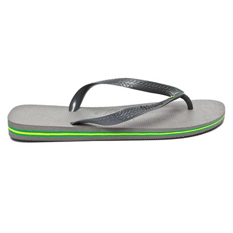 Havaianas Brazil Flip-Flops in Gray for Men (grey) | Lyst