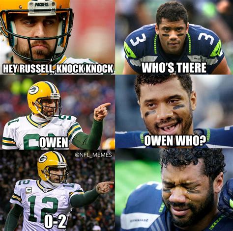 Packers. Seahawks Nfl Jokes, Funny Football Memes, Funny Nfl ...