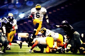 Former Michigan Great - #6 Tyrone Wheatley | Michigan go blue, Michigan wolverines football ...