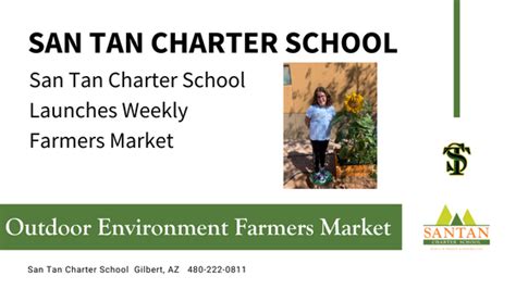 San Tan Charter School Launches Weekly Farmers Market | Recker Campus