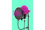 Alternative microphone. Modern | Arts & Entertainment Stock Photos ...