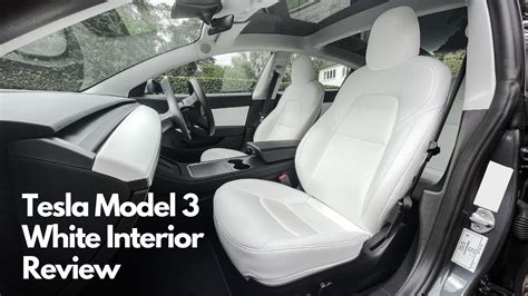 Tesla White Interior Review: Should You Get It?? - YouTube