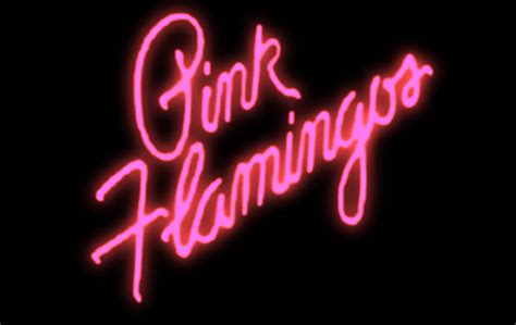 Pink Flamingos Logo From the Poster by MaxwellEck on DeviantArt