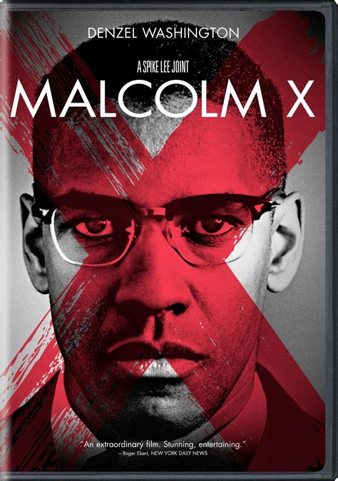 the poster for malcolm x is shown