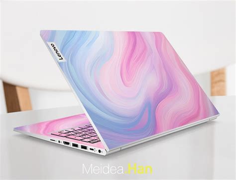 Laptop Skins Lenovo Yoga Accessories Customization Design Vinyl Decals Marble Texture for Legion ...