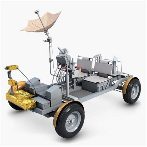 lunar rover apollo 15 3d model