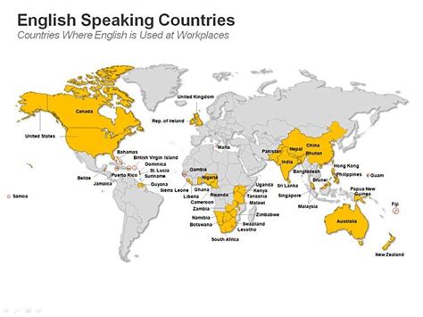 English Official Language Map