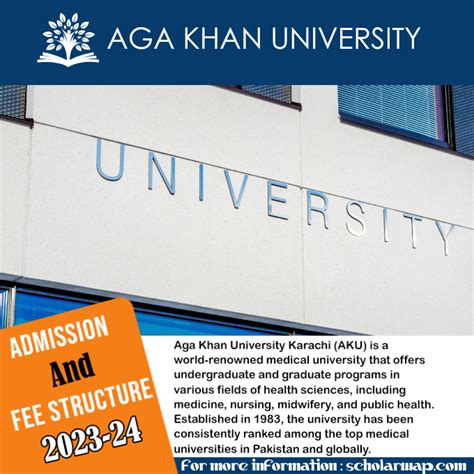 Aga Khan University Karachi fee structure, admission 2023, ranking ...