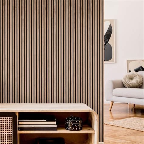 Acupanel® Luxe Natural Walnut Acoustic Wood Wall Panels | Wood slat wall, Wood panel walls, Slat ...