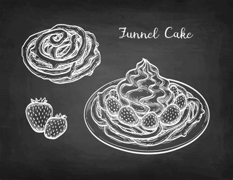 Funnel Cake Illustrations, Royalty-Free Vector Graphics & Clip Art - iStock