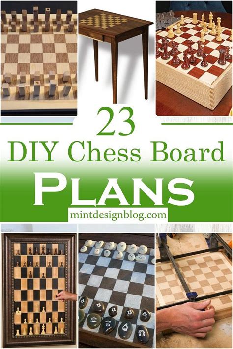 23 Free DIY Chess Board Plans To Make Today - Mint Design Blog