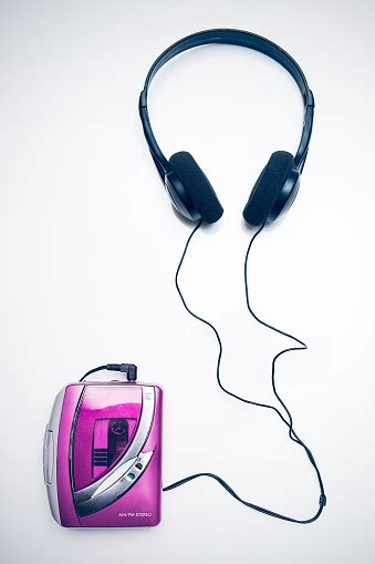 Classic Personal Tape Player And Headphones Stock Photo & More Pictures ...