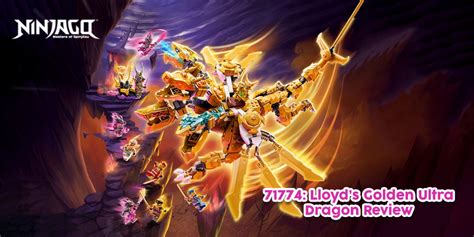 LEGO Ninjago 71774: Lloyd's Golden Ultra Dragon Are Four, 56% OFF