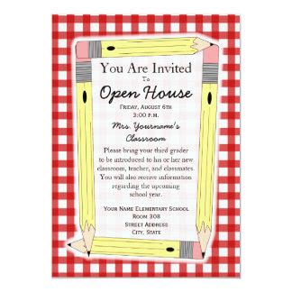 Elementary School Open House Invitations & Announcements | Zazzle