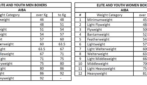 Weight Divisions In Boxing | Blog Dandk