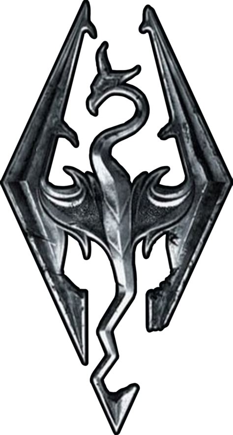 Download Skyrim Logo - Elder Scrolls Symbol | Transparent PNG Download ...