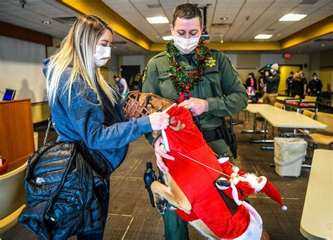 Spokane Police K-9s visit Sacred Heart Children's Hospital - Dec. 22, 2021 | The Spokesman-Review