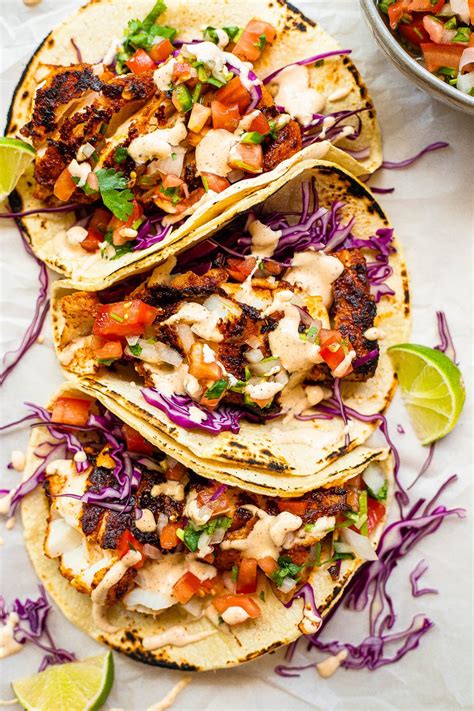 Blackened Fish Tacos (Baja-Style) | So Much Food