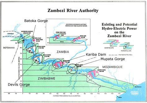 To The Victoria Falls : The Zambezi River