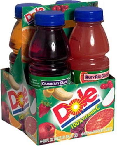 Dole Variety Pack - 4 ea, Nutrition Information | Innit