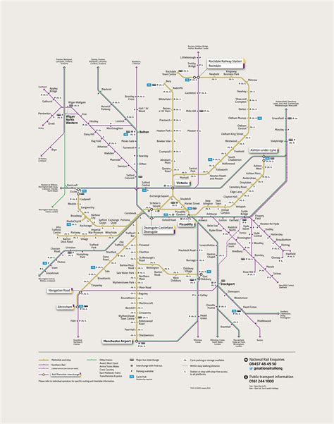 Manchester Metro Map