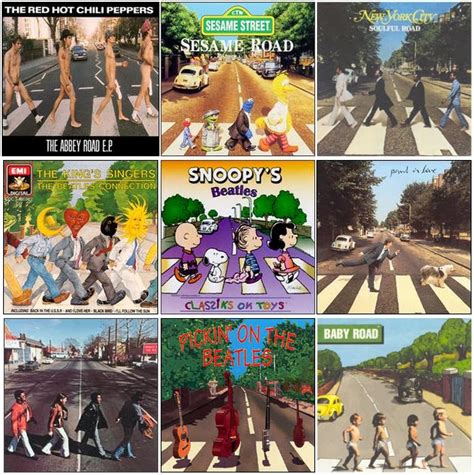 TravelMarx: The Beatles - Abbey Road Album Cover Spoofs