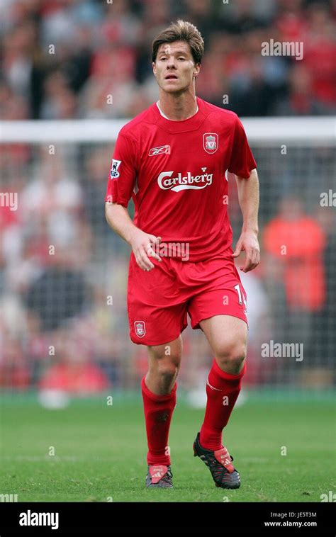 XABI ALONSO LIVERPOOL FC ANFIELD LIVERPOOL ENGLAND 02 October 2005 ...