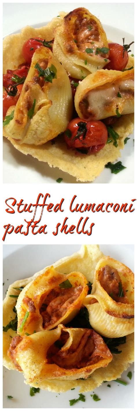 Stuffed Lumaconi (Lumache) snail shell pasta – The Pasta Project ...