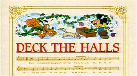 Disney Sing Along Songs Deck The Halls