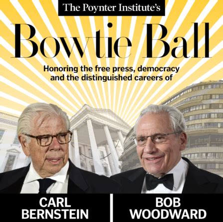 Bob Woodward and Carl Bernstein to be honored with the Poynter Medal for Lifetime Achievement ...