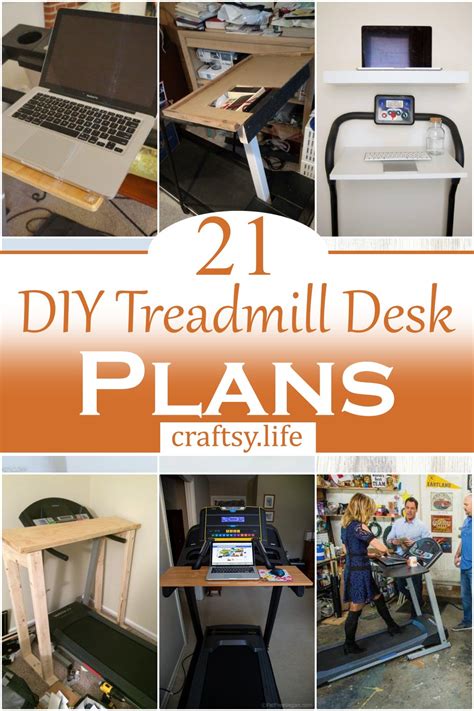 21 DIY Treadmill Desk Plans To Work While Running - Craftsy