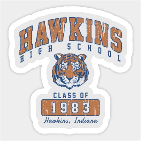 Hawkins High School - Stranger Things - Sticker | TeePublic