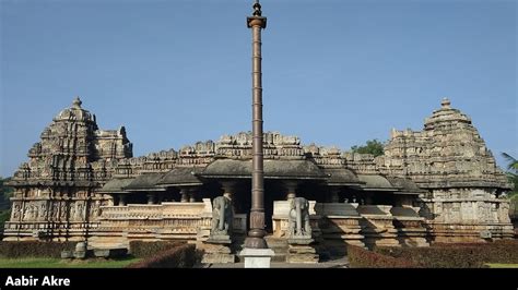 Veera Narayana Temple : Three shrined Temple at Belavadi - YouTube