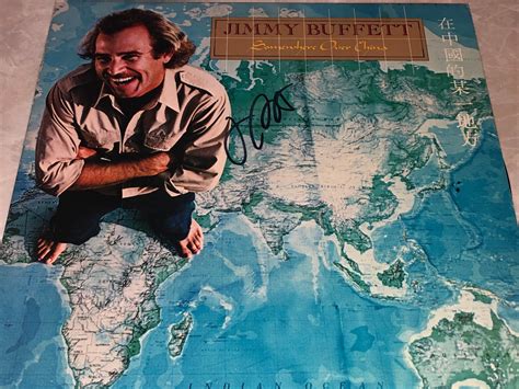 Jimmy Buffett Signed Autographed Somewhere Over China Record | Etsy