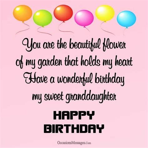 Birthday Wishes For Granddaughter From Grandma - Heddie Petronella