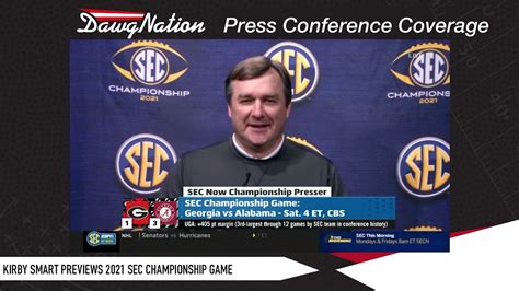 Kirby Smart press conference: 'Georgia coach makes final comments before SEC championship game ...