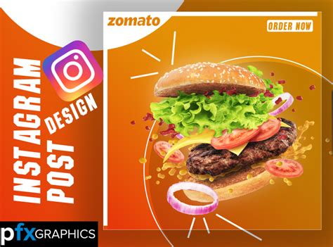 Zomato Food Social Media Post Design (Banner Design) by PFX Graphics on Dribbble