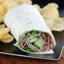 Roast Beef Wraps Recipe - BlogChef