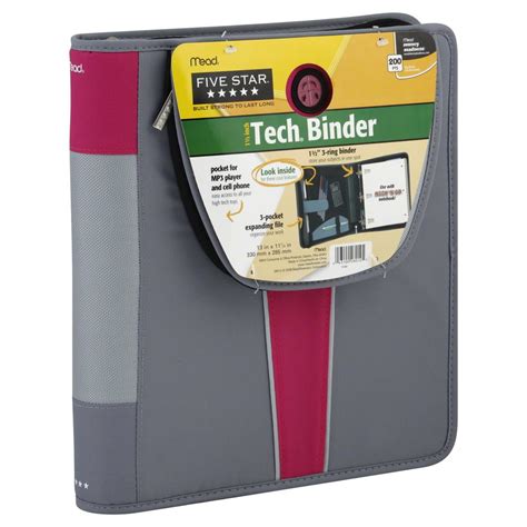 Five Star 3-Pocket Zipper Binder