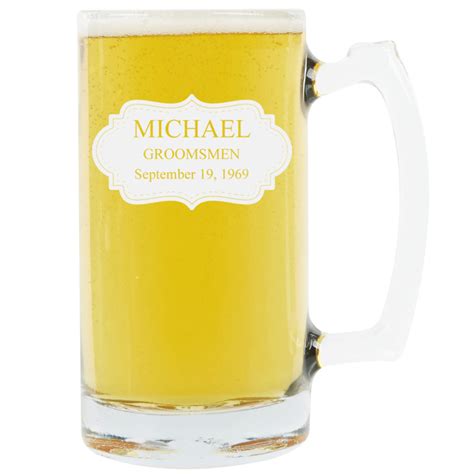 Personalized Beer Mug 25oz - Board Design