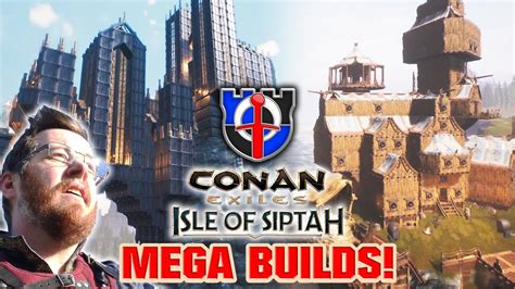 Isle of Siptah MEGA BUILDS, Using the Conan Exiles new build sets - YouTube