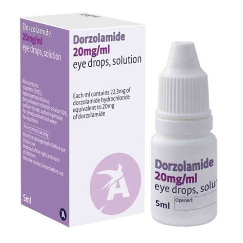 Buy Dorzolamide Preservative Free Eye Drops, 5ml - Dock Pharmacy