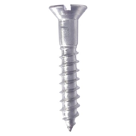 #12 Flat Head Wood Screws Stainless Steel Slotted Drive All Sizes in Listing | eBay