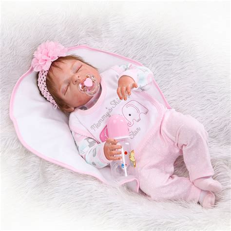 22" Realistic Handmade Reborn Baby Doll Girl Newborn Lifelike Vinyl ...