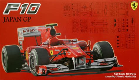 Ferrari F10 Japan GP w/Engine model do sklejania Fujimi 090870