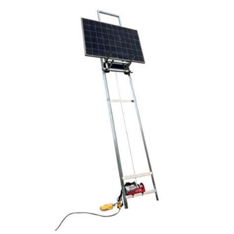 Factory Supply Ladder Hoist 6m 20FT Load Height Solar Panel Ladder Lift for Solar Panels ...