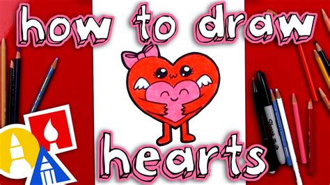 How To Draw Hugging Hearts For Valentine's Day - YouTube