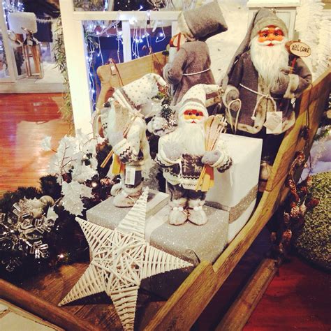 Santana sleigh at Christmas at bents garden centre | Christmas display ...