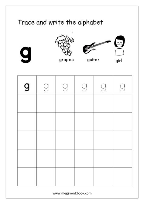 Kindergarten Alphabet Worksheets - Free Printable Alphabet Worksheets - Alphabet Writing ...